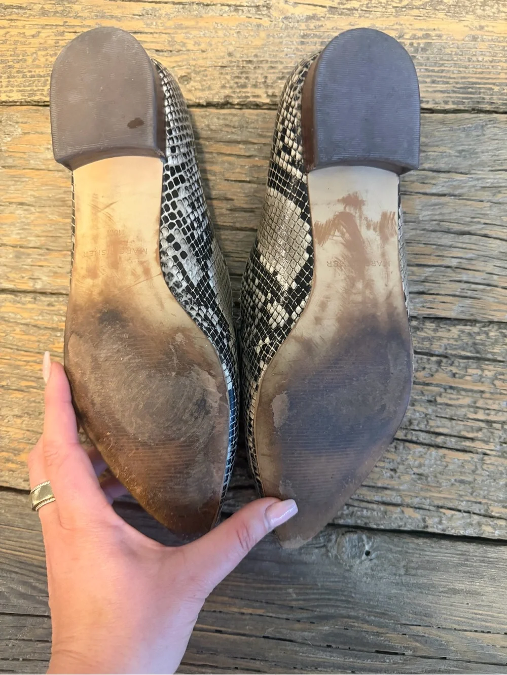 Women’s Marc Fisher Animal Print Flats -Sz 10